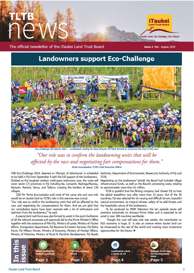 TLTB Newsletter May - August| 2019